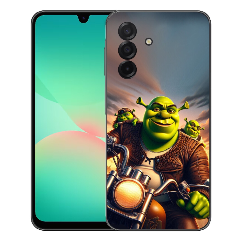 mmCase gél tok a Samsung Galaxy A27 5G-hez – Shrek motoron