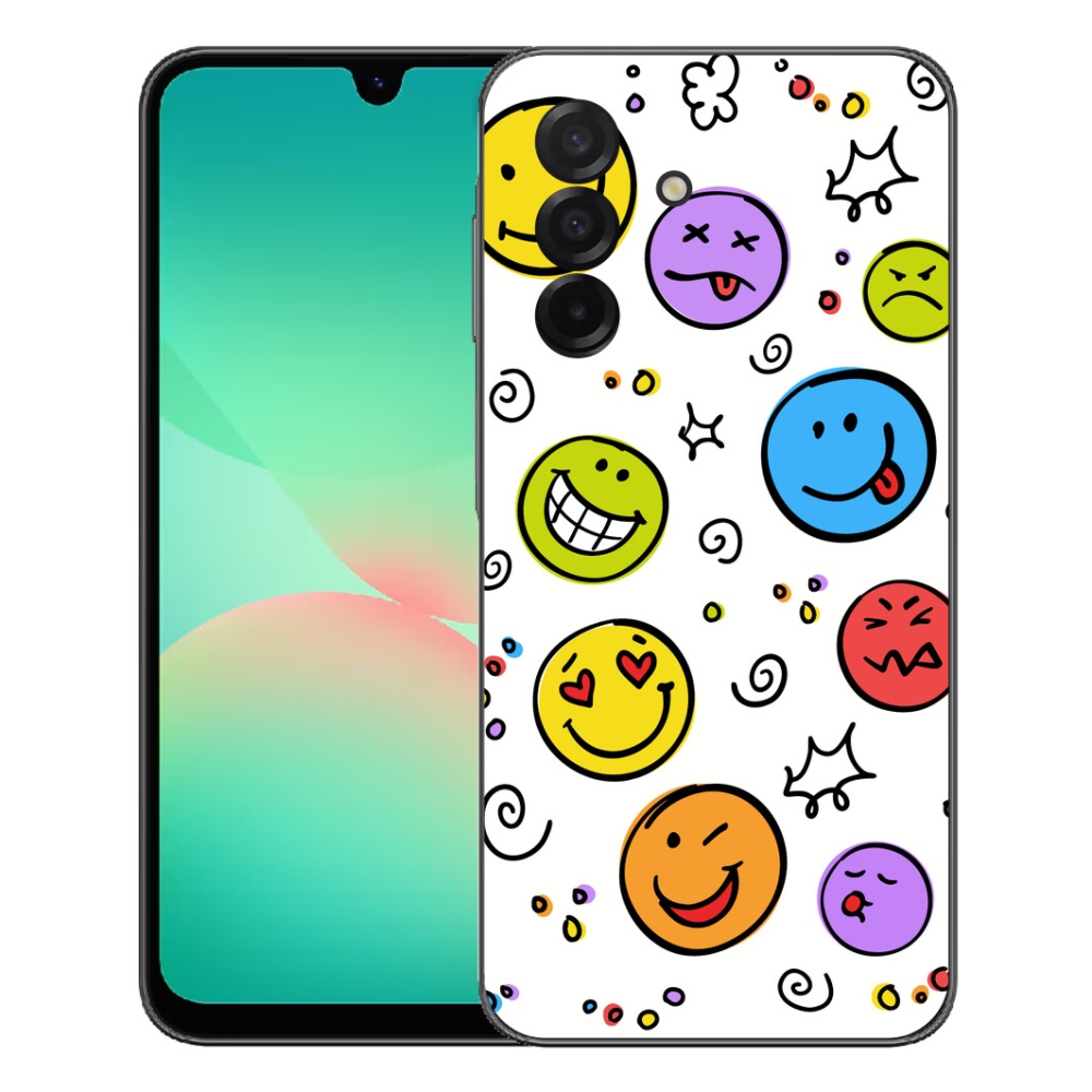 Gél borítás mmCase Samsung Galaxy A27 5G - smiley-khez