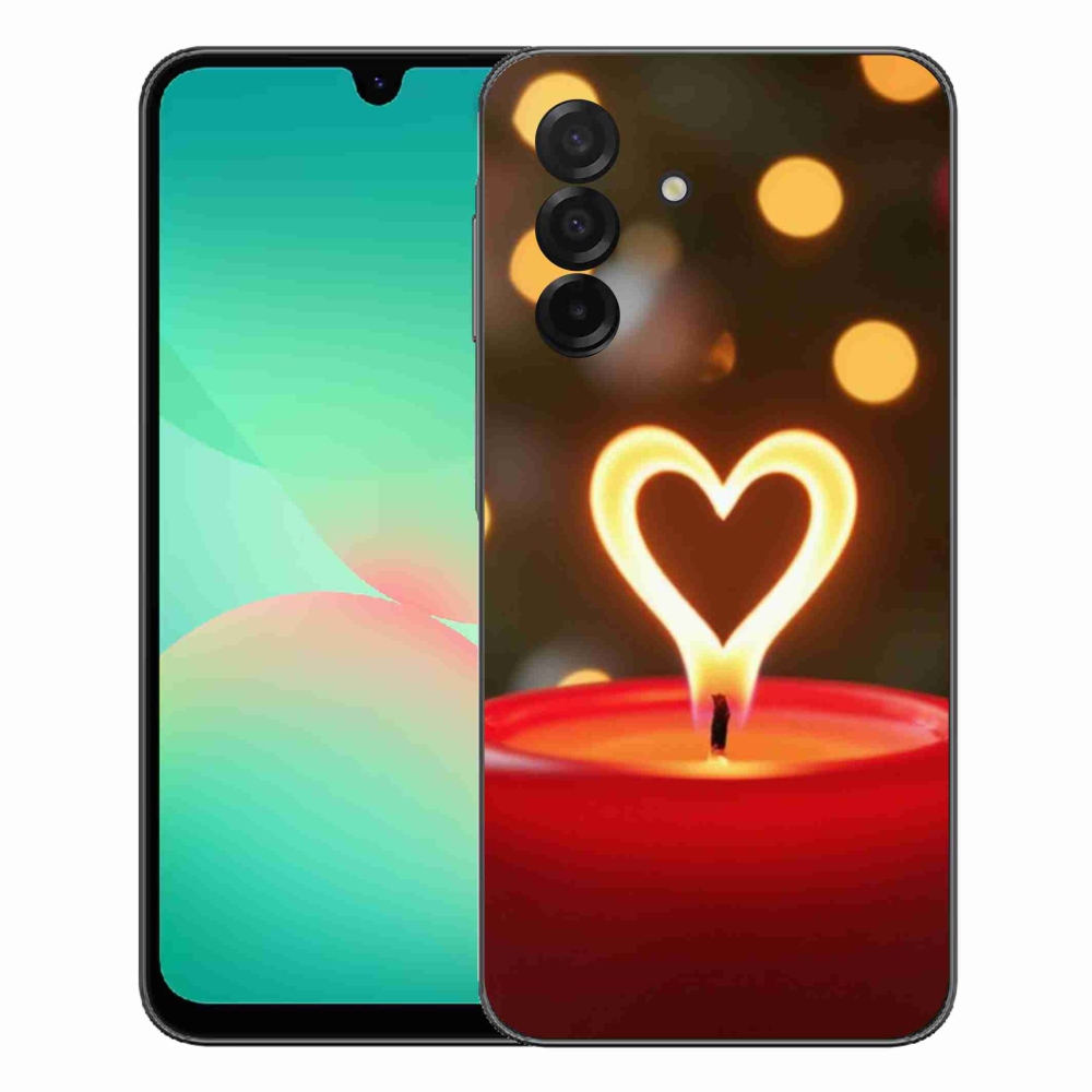 mmCase gél tok a Samsung Galaxy A27 5G-hez – lángoló szív