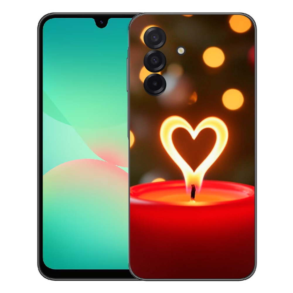 mmCase gél tok a Samsung Galaxy A27 5G-hez – lángoló szív