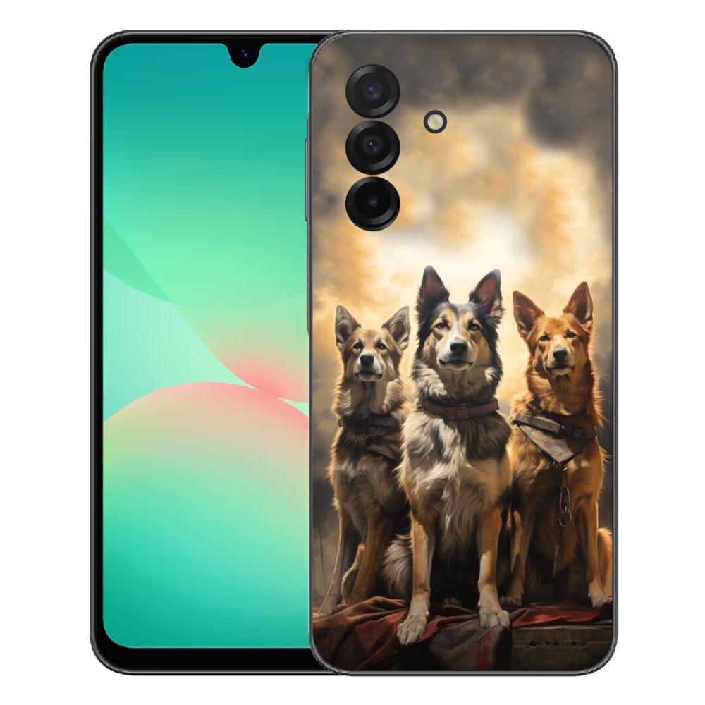 mmCase gél tok a Samsung Galaxy A27 5G-hez – három kutyus