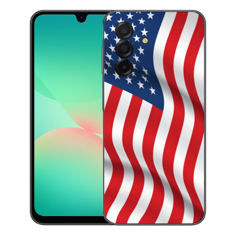 Gél borítás mmCase Samsung Galaxy A27 5G - amerikai zászlóhoz