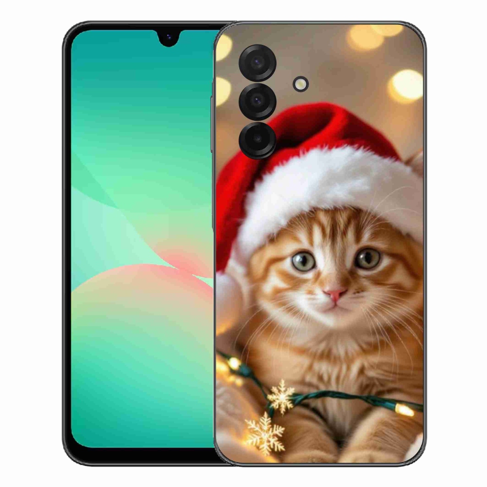 mmCase gél tok a Samsung Galaxy A27 5G-hez – karácsonyi cica