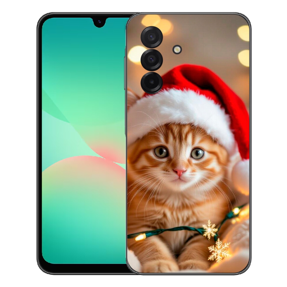 mmCase gél tok a Samsung Galaxy A27 5G-hez – karácsonyi cica
