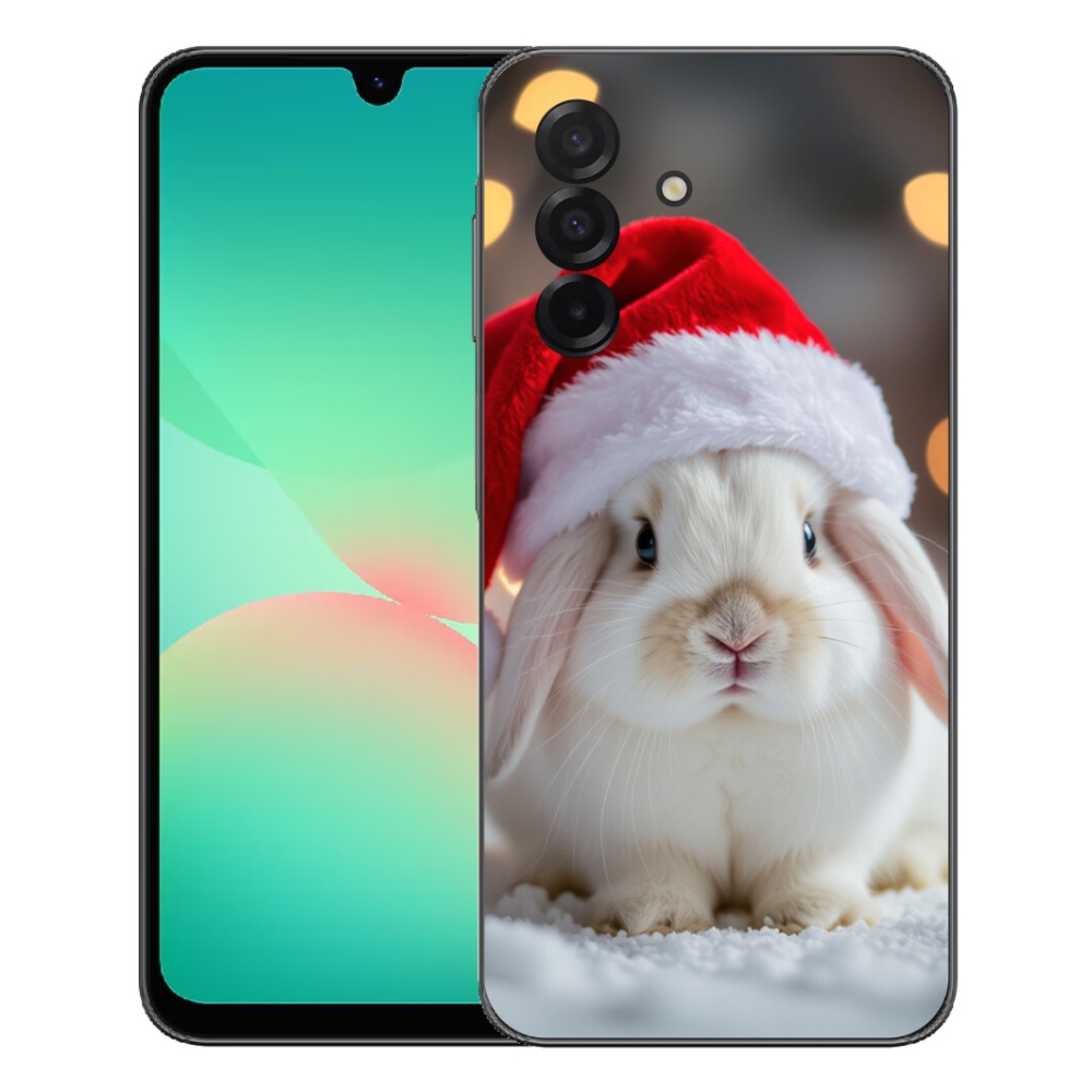 mmCase gél tok a Samsung Galaxy A27 5G-hez – karácsonyi nyuszi