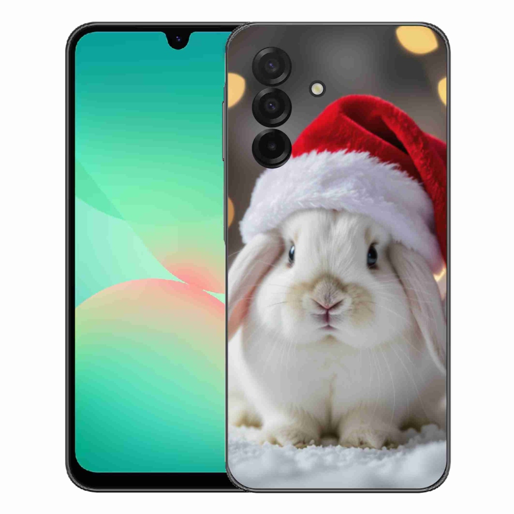 mmCase gél tok a Samsung Galaxy A27 5G-hez – karácsonyi nyuszi