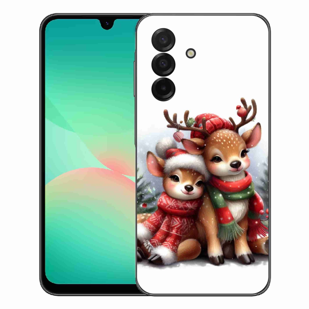 mmCase gél tok a Samsung Galaxy A27 5G-hez – karácsonyi rénszarvasok