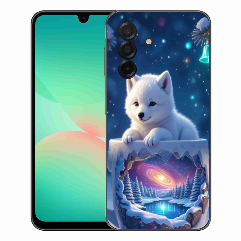 mmCase gél tok a Samsung Galaxy A27 5G-hez – karácsonyi kiskutya