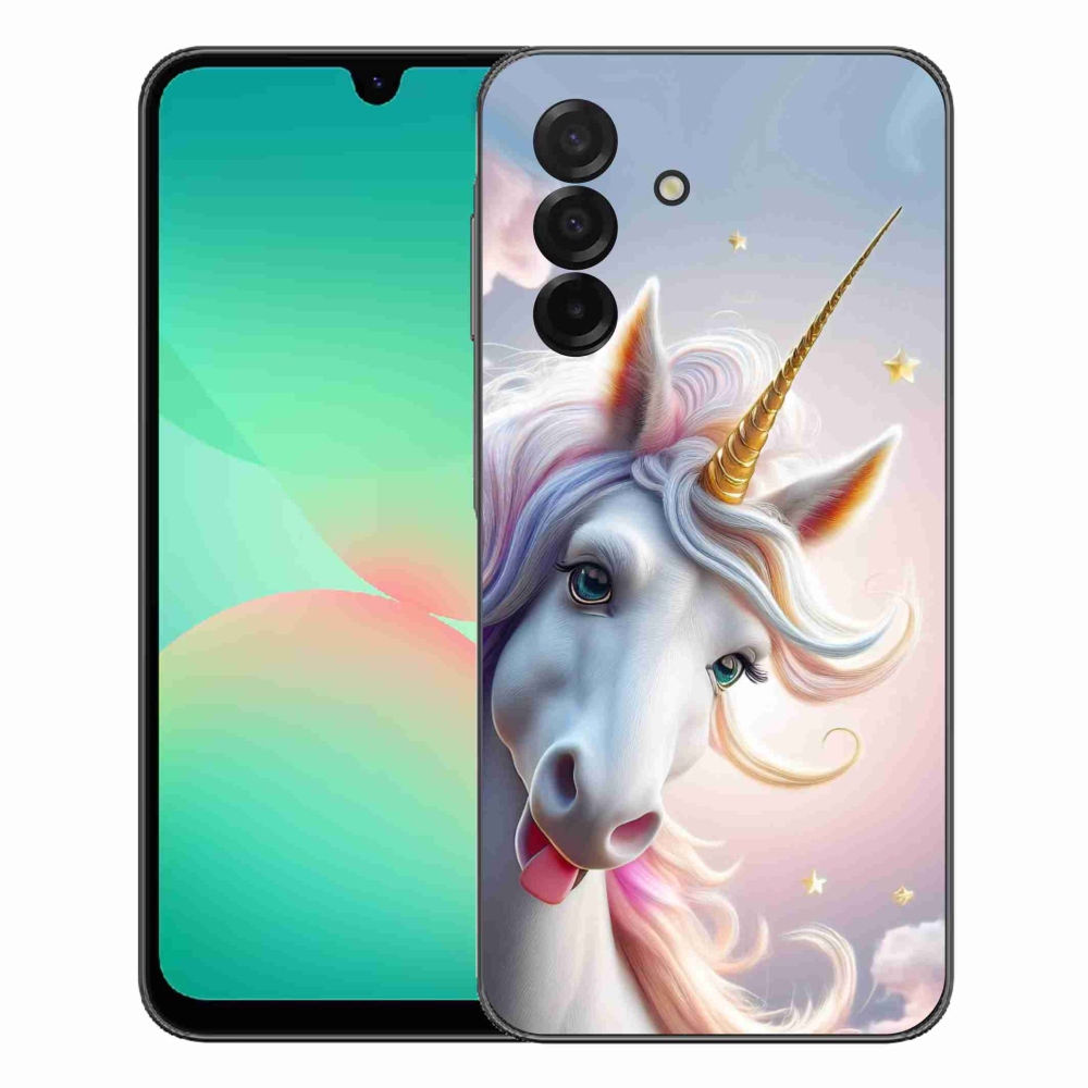 mmCase gél tok a Samsung Galaxy A27 5G-hez – vidám egyszarvú