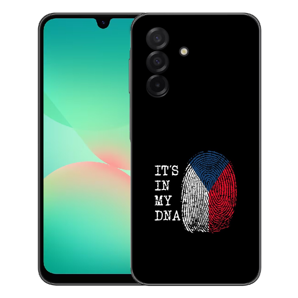 mmCase gél tok a Samsung Galaxy A27 5G-hez – zászló, ujjlenyomat, fekete háttér
