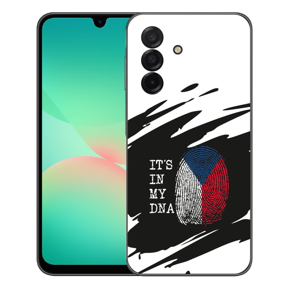 mmCase gél tok a Samsung Galaxy A27 5G-hez – zászló, ujjlenyomat, fekete-fehér háttér
