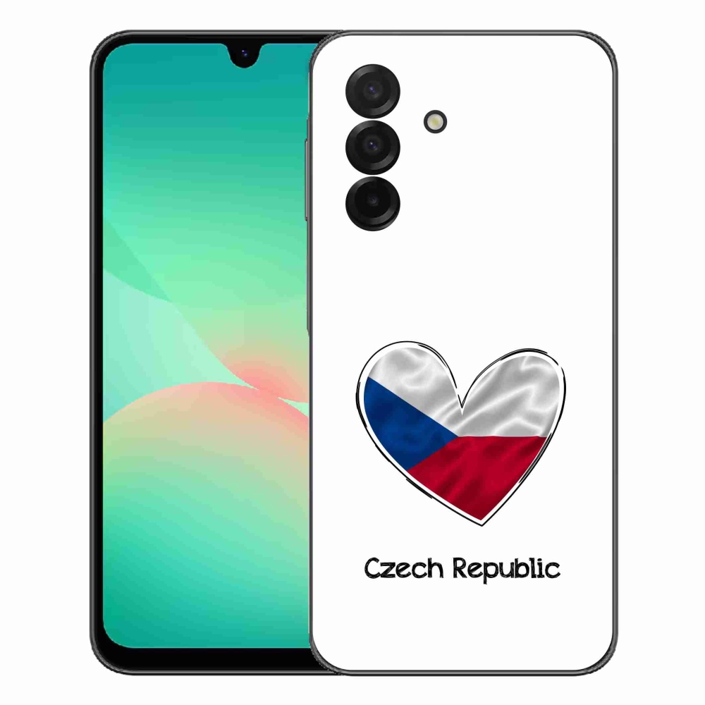 mmCase gél tok a Samsung Galaxy A27 5G-hez – zászló, szív, fehér háttér