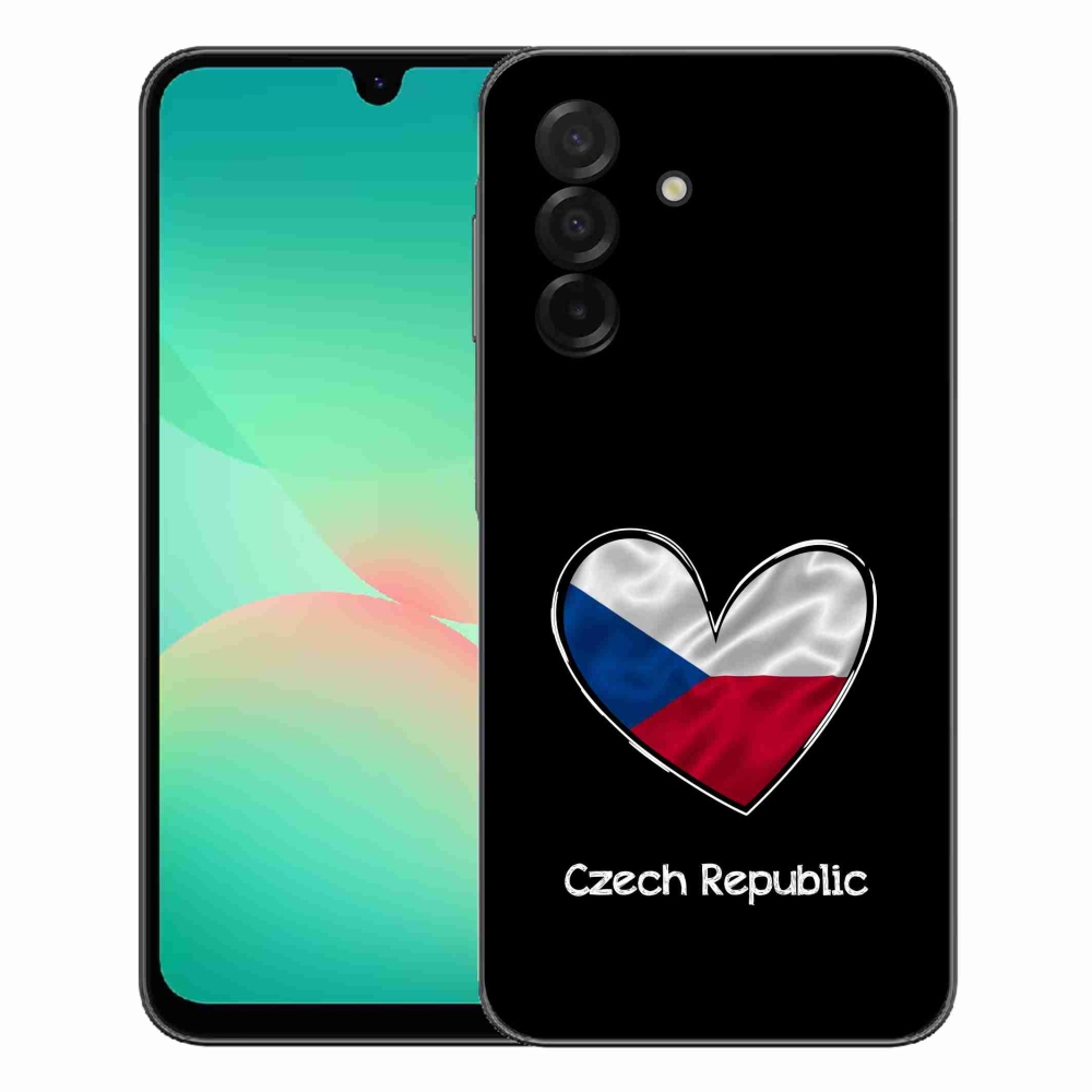mmCase gél tok a Samsung Galaxy A27 5G-hez – zászló, szív, fekete háttér