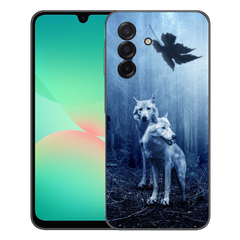 Zselés borítás mmCase Samsung Galaxy A27 5G - farkasok az erdőben