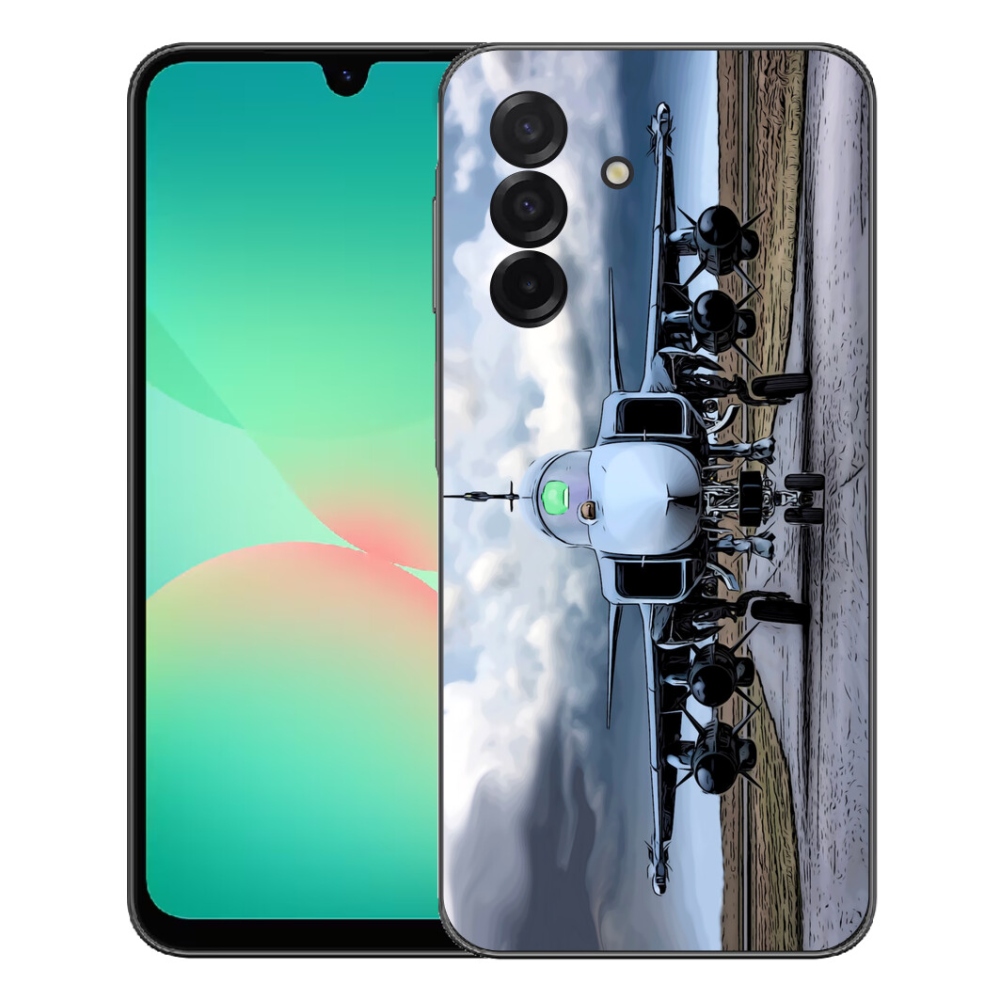 mmCase gél tok a Samsung Galaxy A27 5G-hez – katonai repülőgép