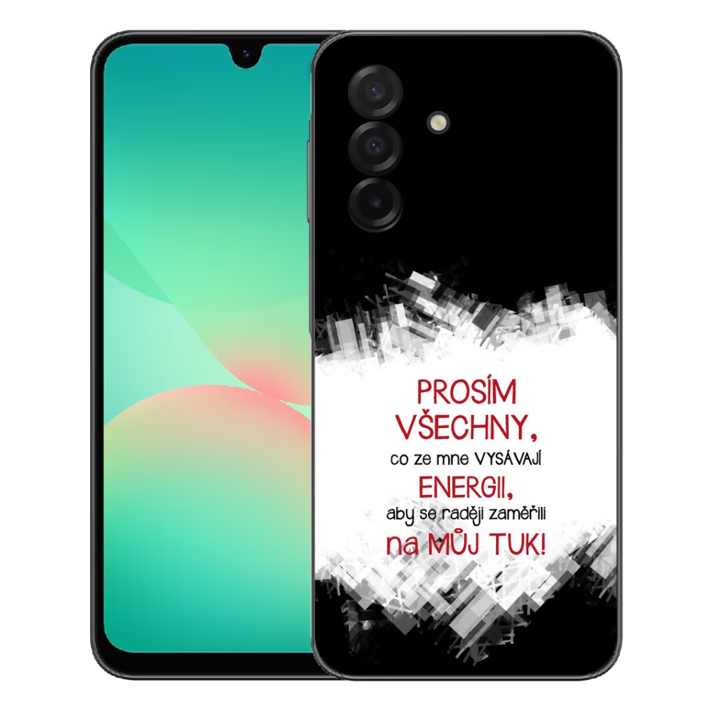 mmCase gél tok a Samsung Galaxy A27 5G-hez – vicces felirattal, 1 db, piros