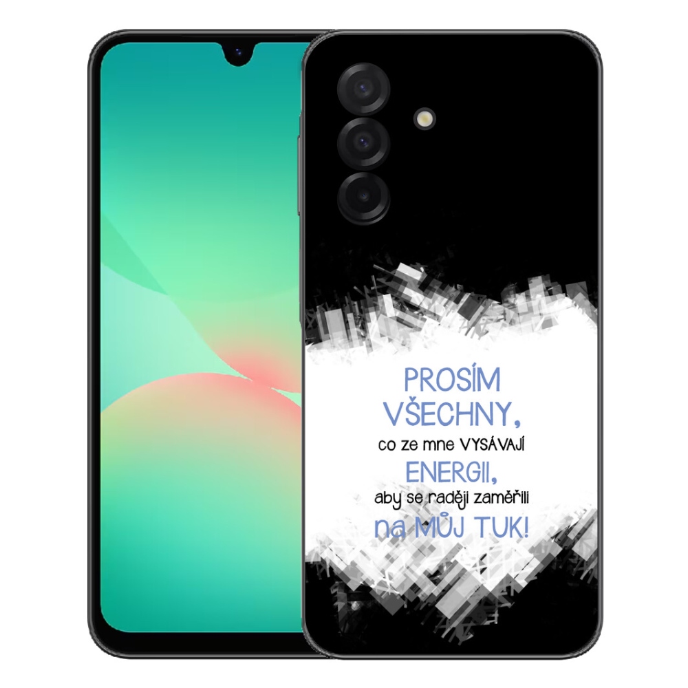 mmCase gél tok a Samsung Galaxy A27 5G-hez – vicces felirattal, 1 db, kék