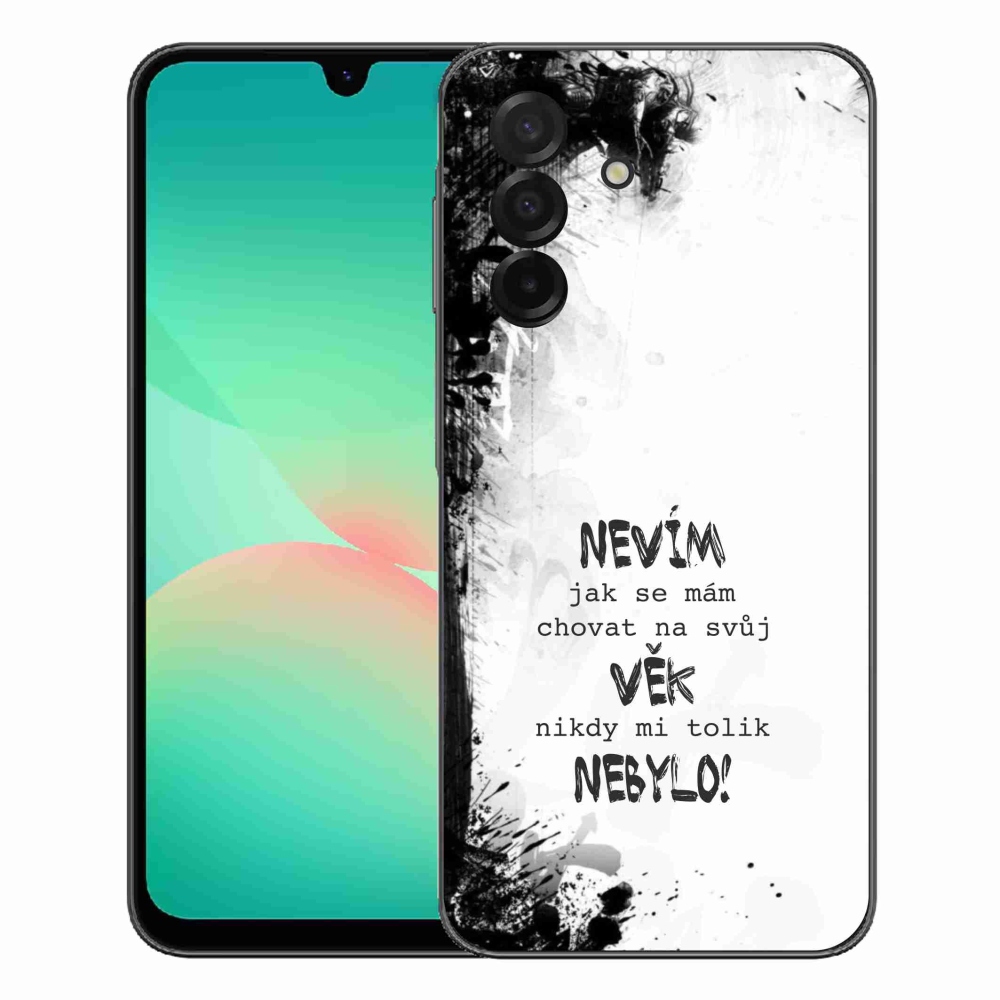 mmCase gél tok a Samsung Galaxy A27 5G-hez – vicces felirat, 14 fehér háttér