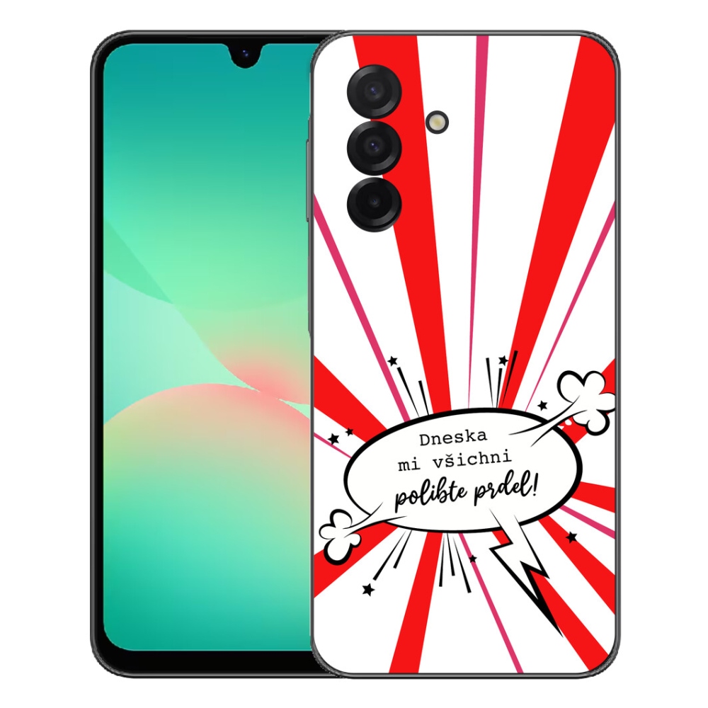 mmCase gél tok a Samsung Galaxy A27 5G-hez – vicces felirat, 15 fehér háttér