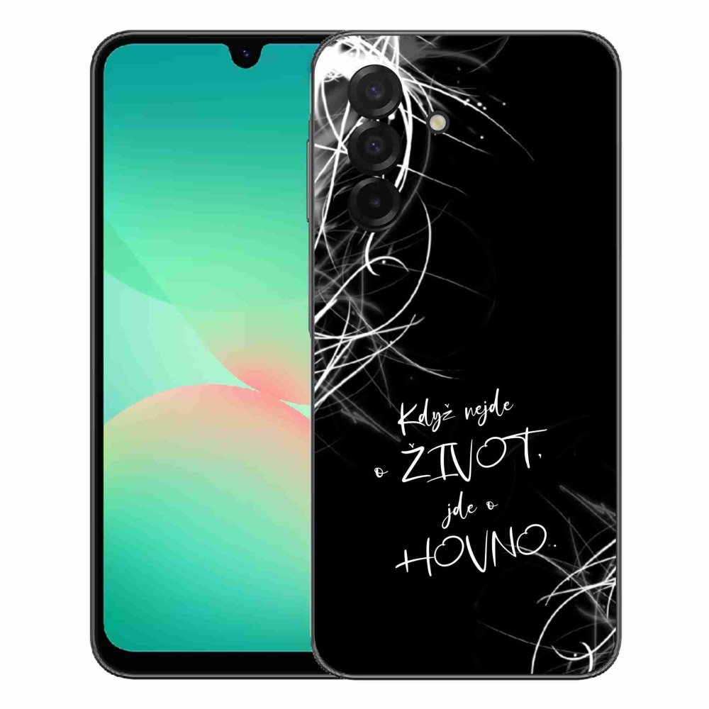 mmCase gél tok a Samsung Galaxy A27 5G-hez – vicces felirat, 16 fekete háttér