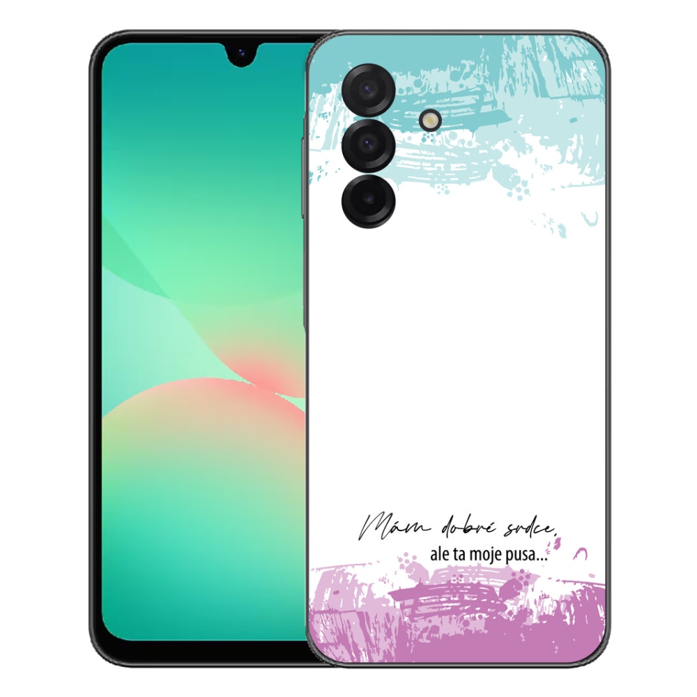 mmCase gél tok a Samsung Galaxy A27 5G-hez – vicces felirat, 3 fehér háttér