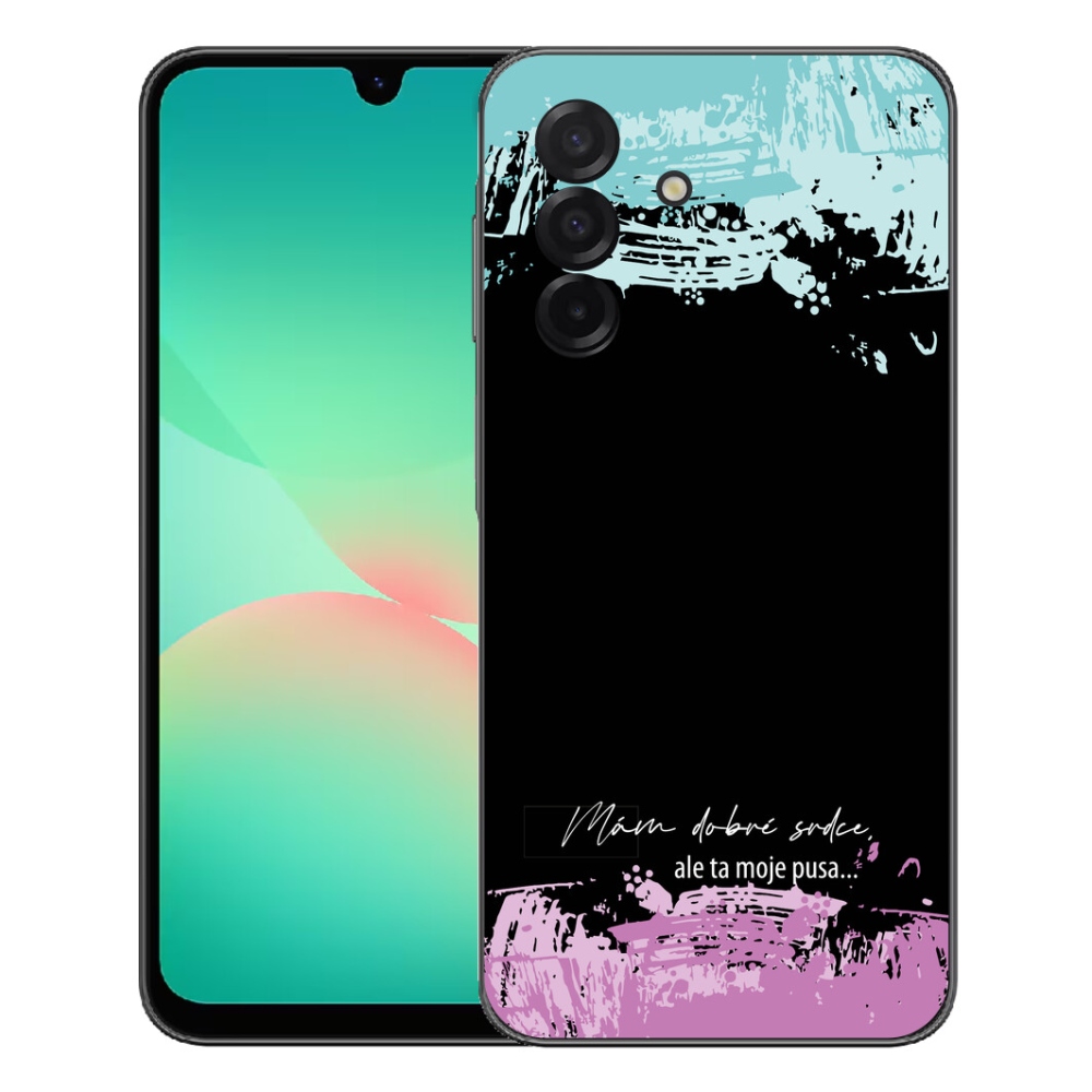 mmCase gél tok a Samsung Galaxy A27 5G-hez – vicces felirat, 3 fekete háttér