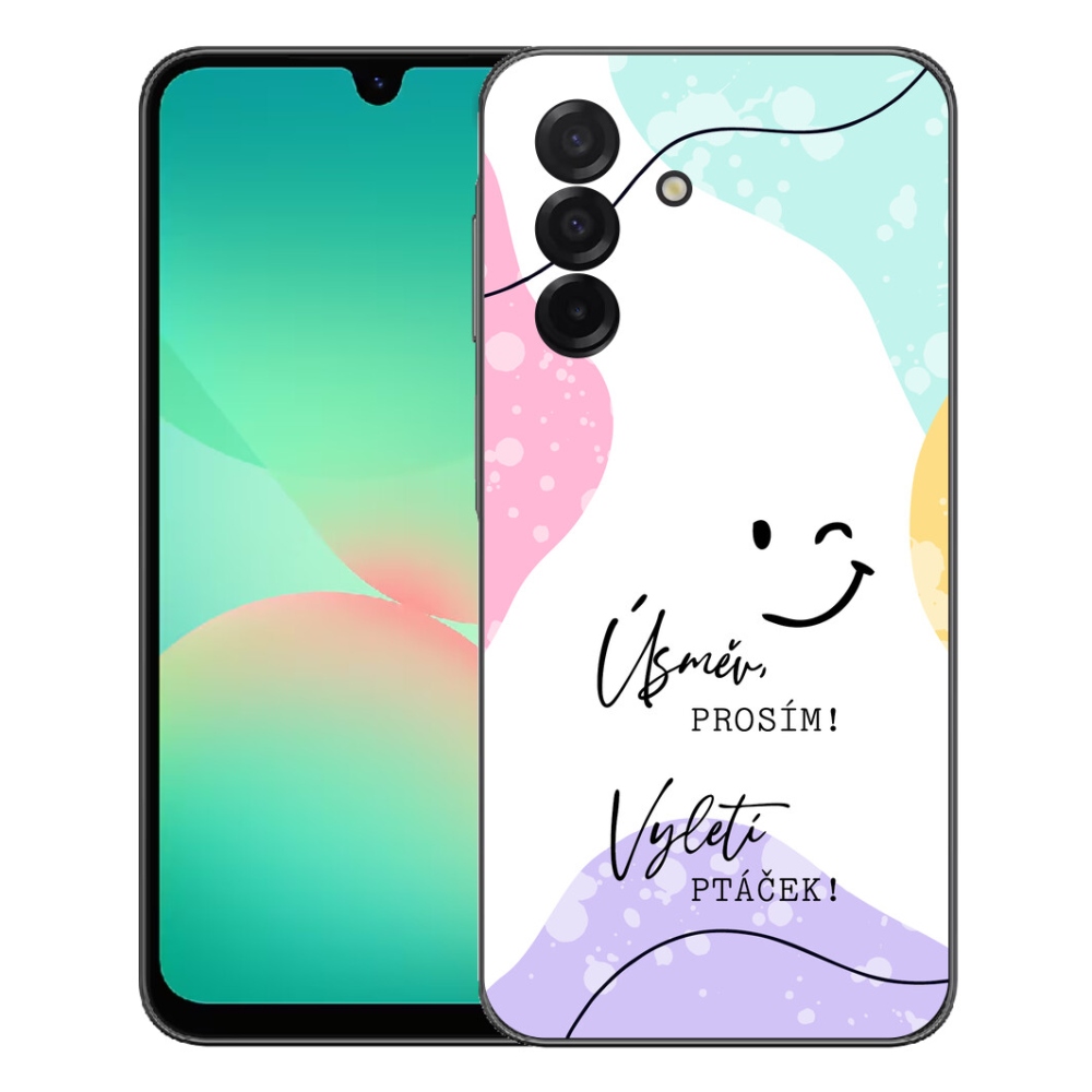 mmCase gél tok a Samsung Galaxy A27 5G-hez – vicces felirat, 4 fehér háttér