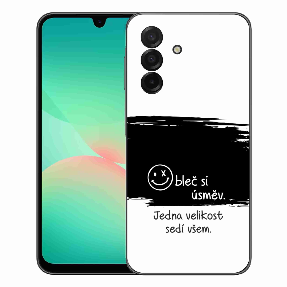 mmCase gélhuzat a Samsung Galaxy A27 5G-hez – vicces felirat, 8 fekete-fehér háttér