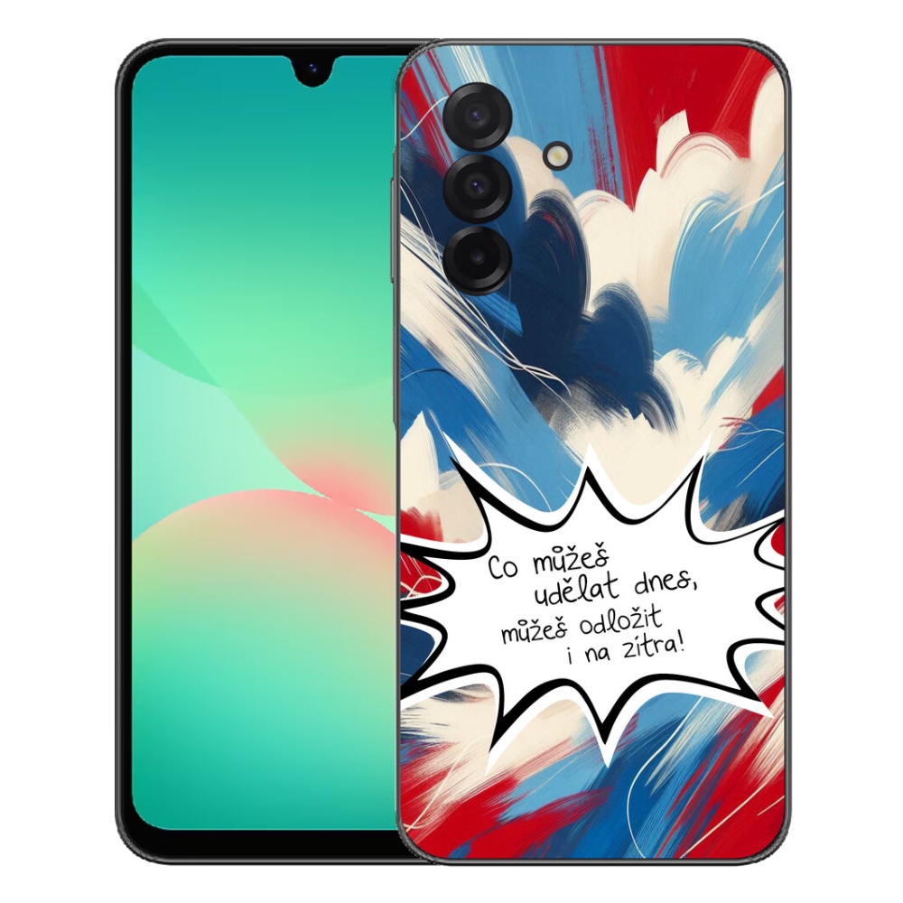 mmCase gél tok a Samsung Galaxy A27 5G-hez – vicces felirat, fehér háttér