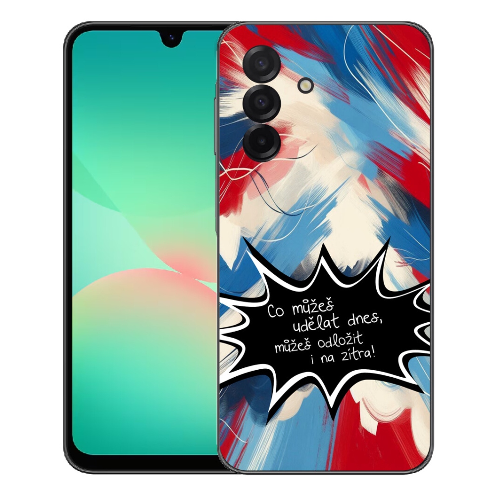 mmCase gél tok a Samsung Galaxy A27 5G-hez – vicces felirat, fekete háttér