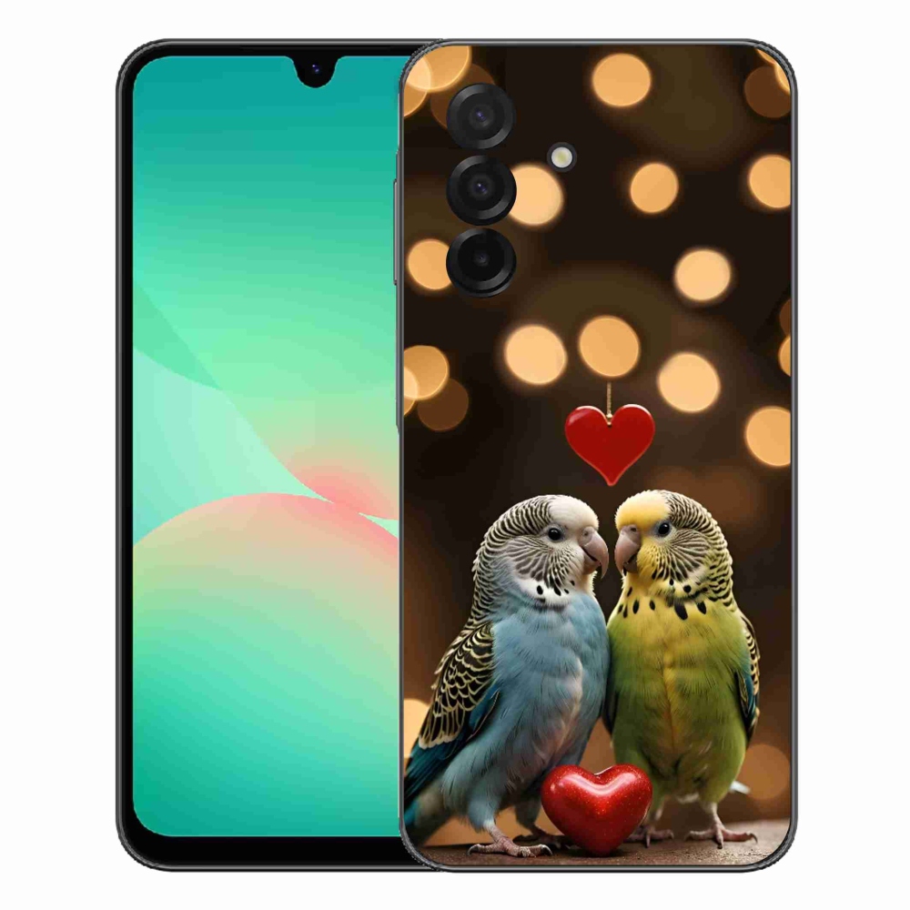 mmCase géltok a Samsung Galaxy A27 5G-hez – szerelmes papagájok