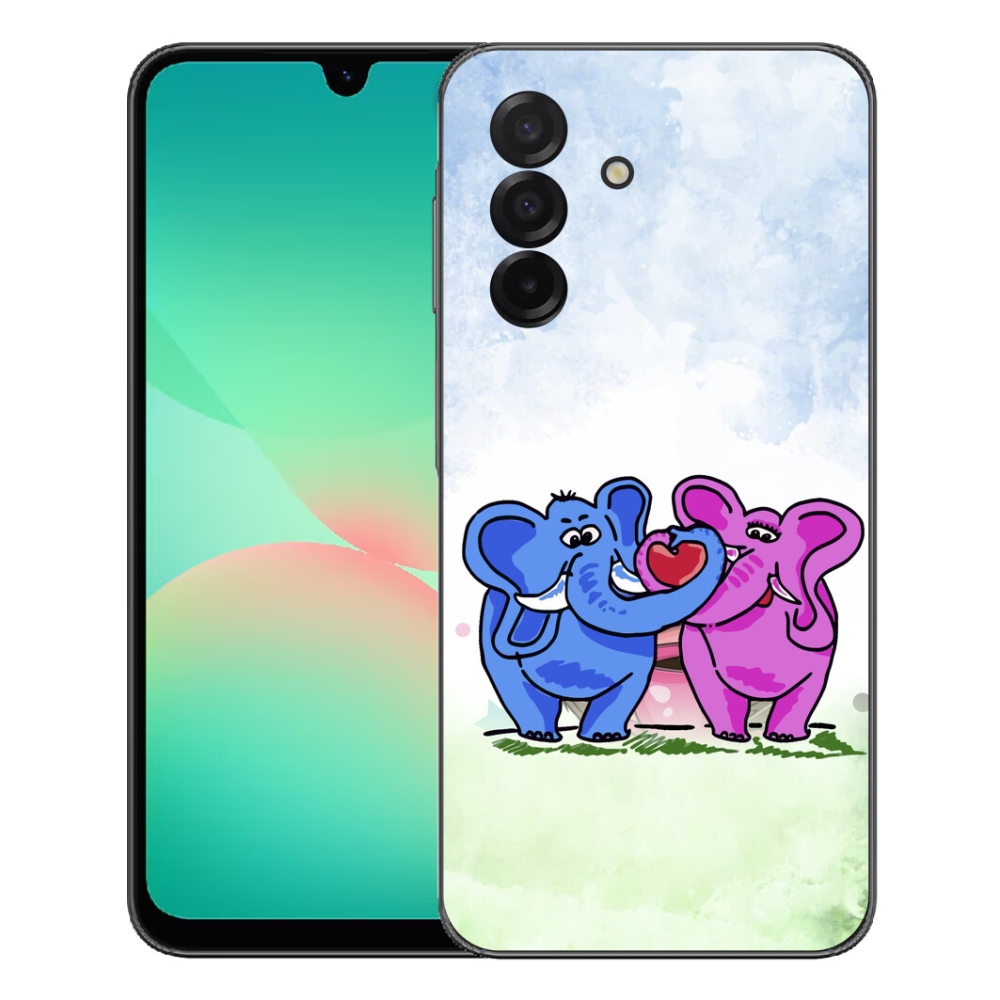 Gél borítás mmCase Samsung Galaxy A27 5G - szerelmes elefántok