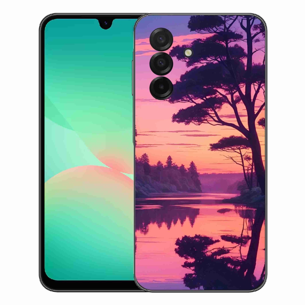 mmCase gélhuzat a Samsung Galaxy A27 5G-hez – Naplemente a tó felett