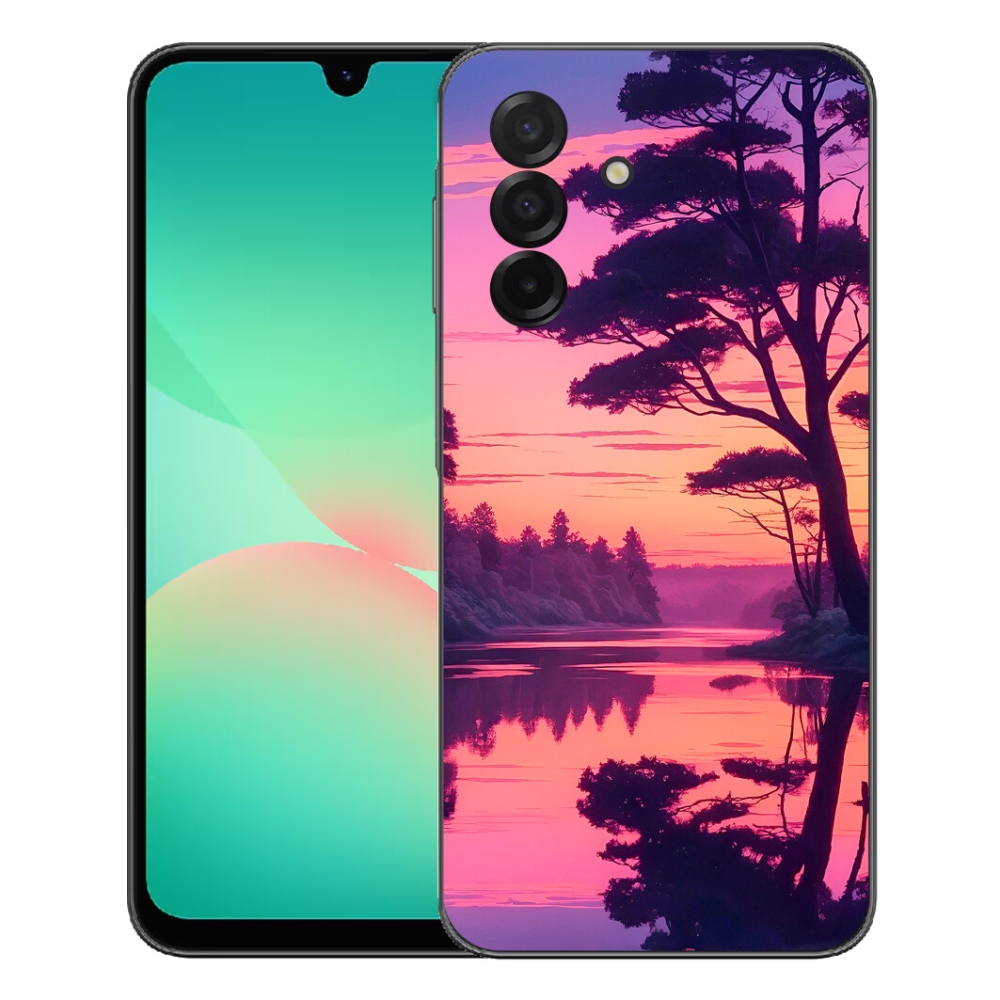 mmCase gélhuzat a Samsung Galaxy A27 5G-hez – Naplemente a tó felett