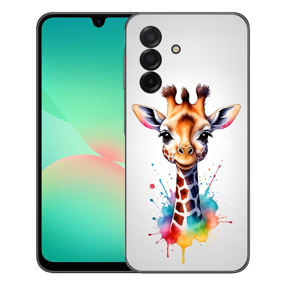 mmCase gél tok a Samsung Galaxy A27 5G-hez – zsiráf 1