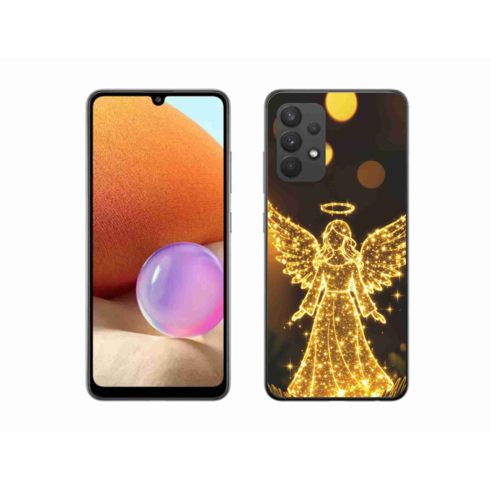 Gél védőburkolat mmCase Samsung Galaxy A32 4G - angyal