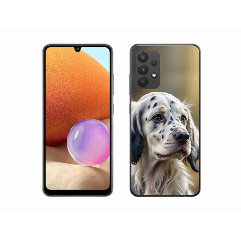 Gél borítás mmCase Samsung Galaxy A32 4G - angol szetterhez