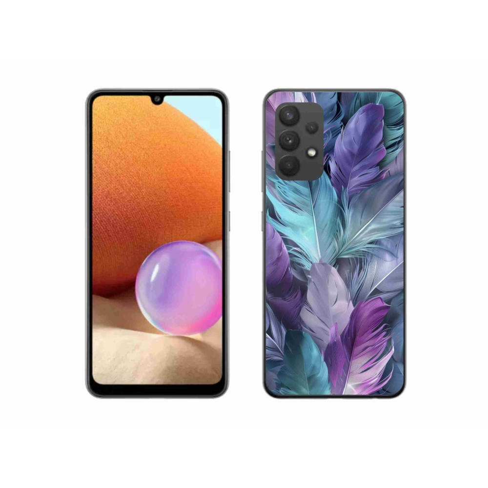 Zselés borítás mmCase Samsung Galaxy A32 4G - színes toll 2