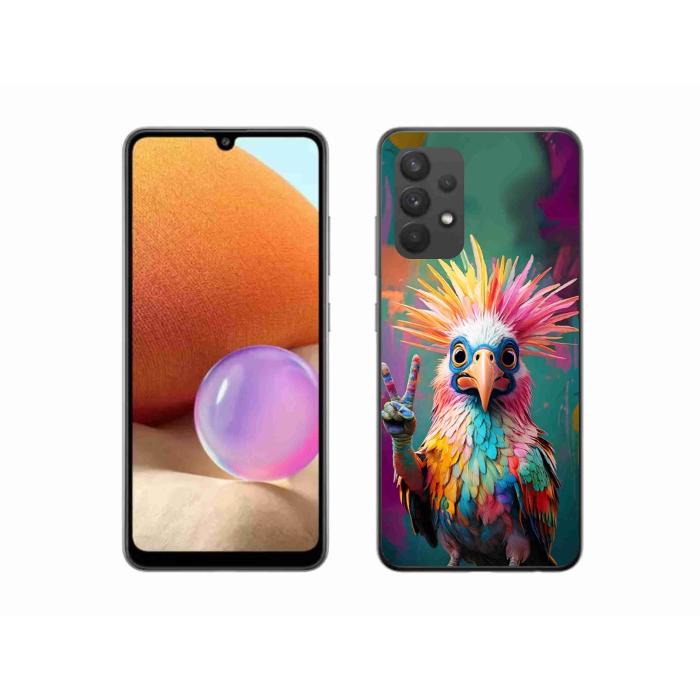 Gél borítás mmCase Samsung Galaxy A32 4G - színes lázadó