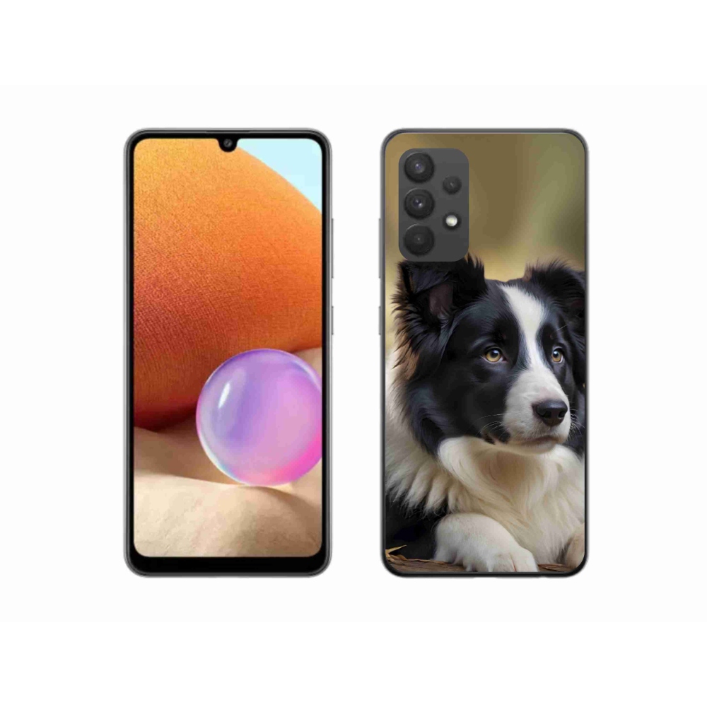 Gél borítás mmCase Samsung Galaxy A32 4G - border colie 2