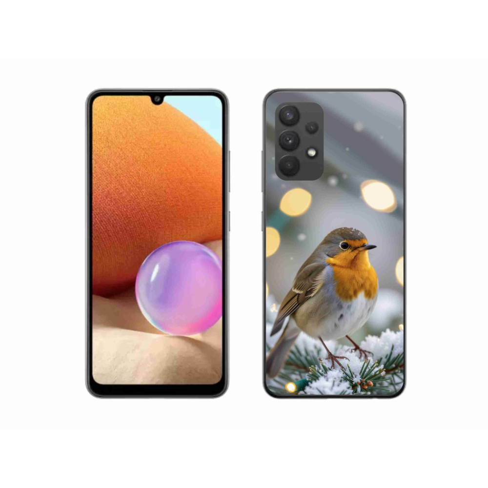 Gél borítás mmCase Samsung Galaxy A32 4G - téli pír