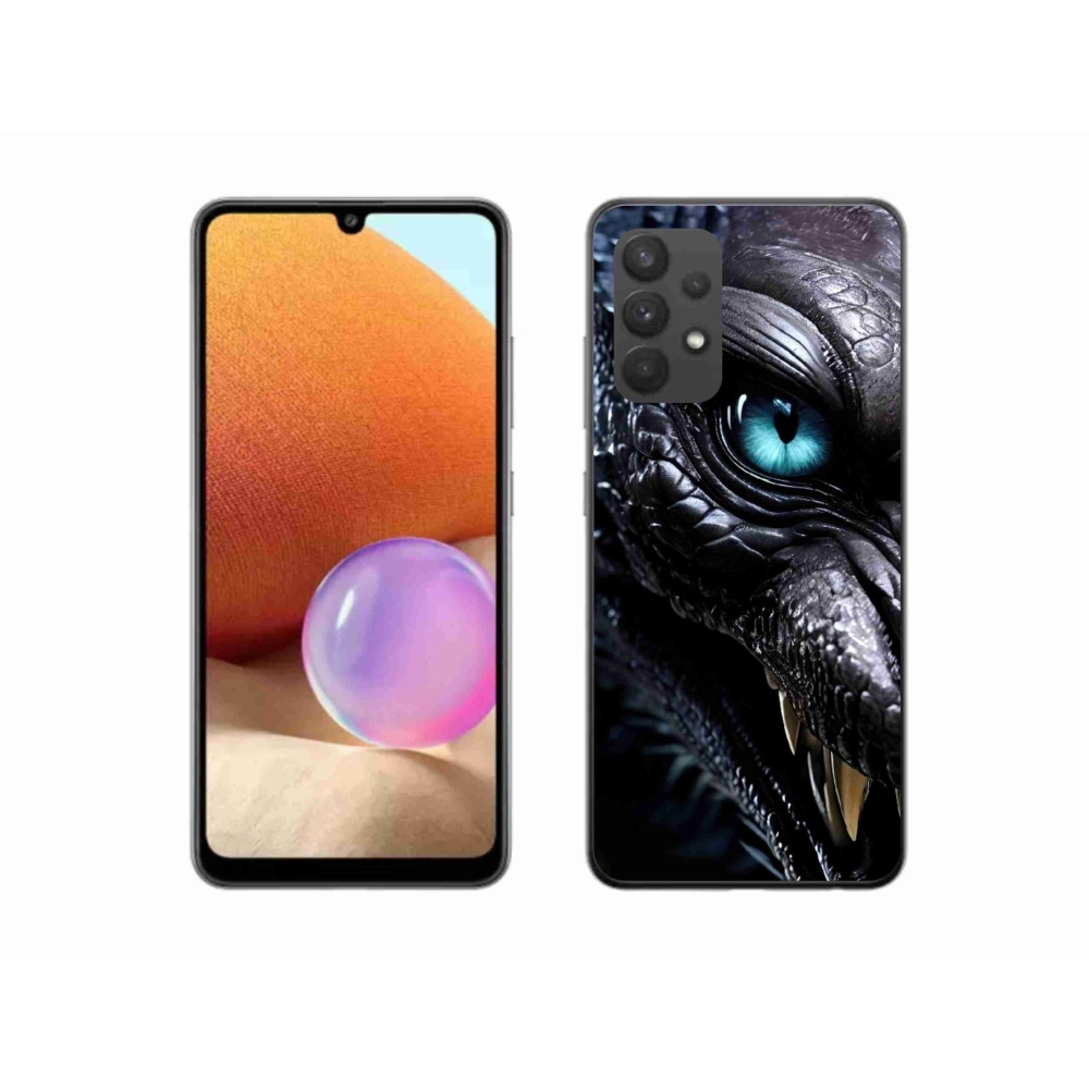 Zselés borítás mmCase Samsung Galaxy A32 4G - sárkány nézet