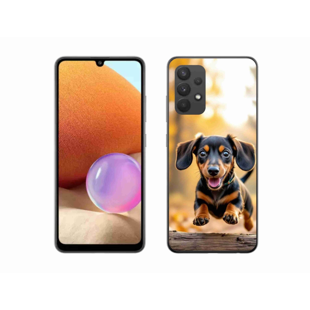 Zselés borítás mmCase Samsung Galaxy A32 4G - tacskó 2