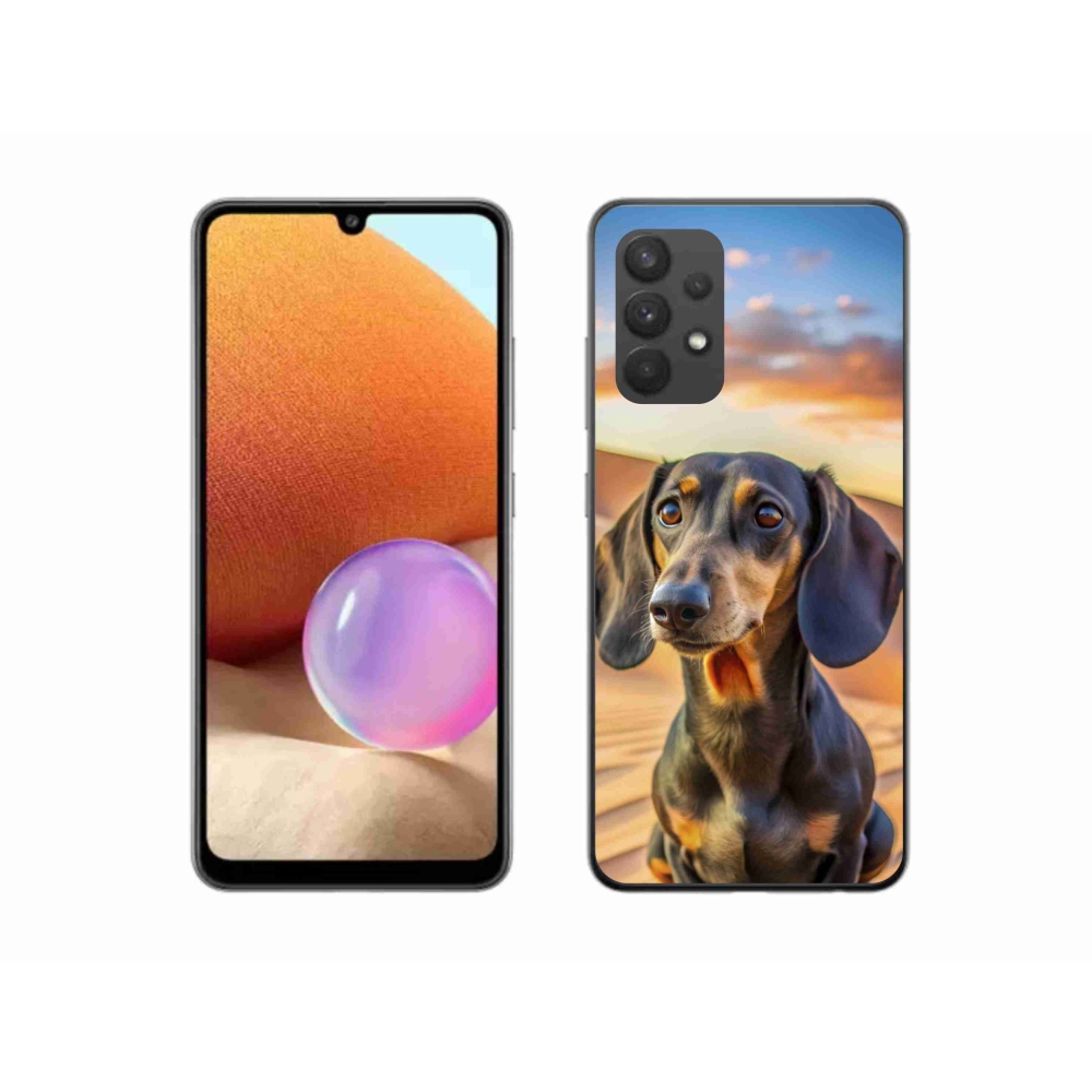 Zselés borítás mmCase Samsung Galaxy A32 4G - tacskó 3