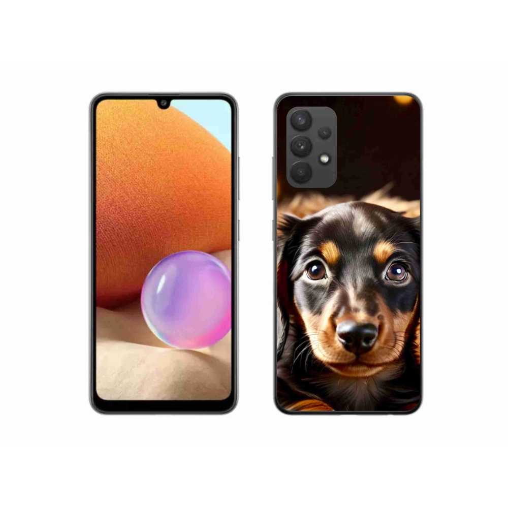 Zselés borítás mmCase Samsung Galaxy A32 4G - tacskóhoz