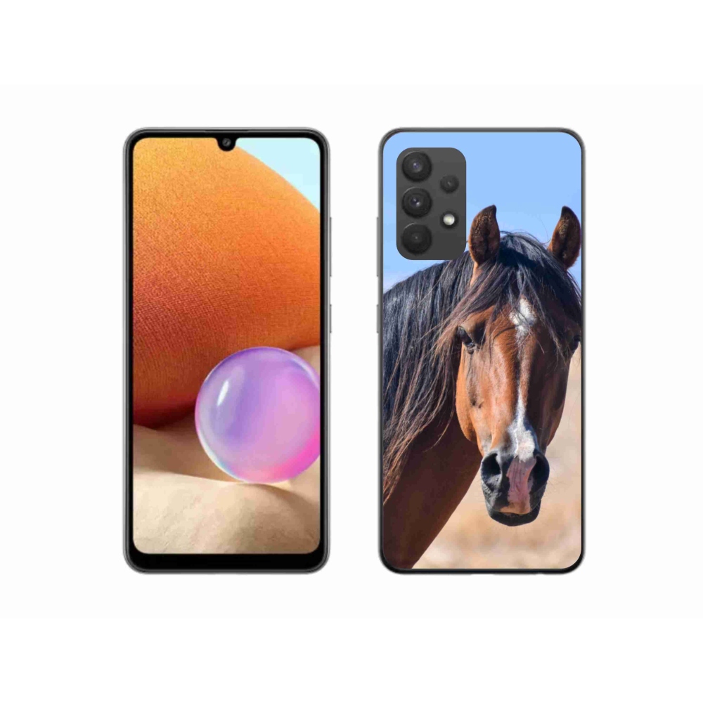 Zselés borítás mmCase Samsung Galaxy A32 4G - nyugodt ló