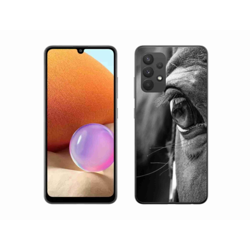 Gél borítás mmCase a Samsung Galaxy A32 4G készülékhez - ló nézet