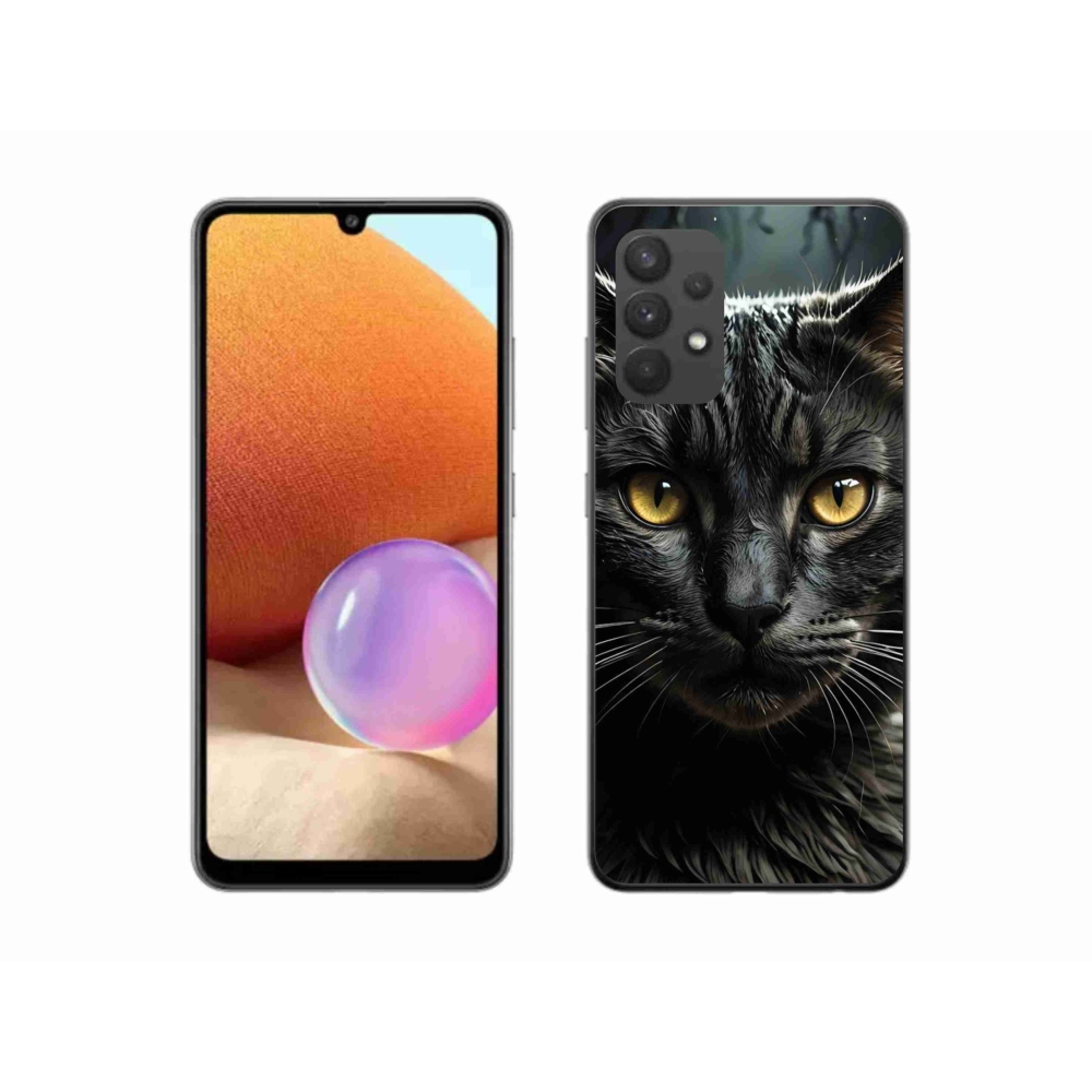 Gél borítás mmCase Samsung Galaxy A32 4G - macskaszem 3