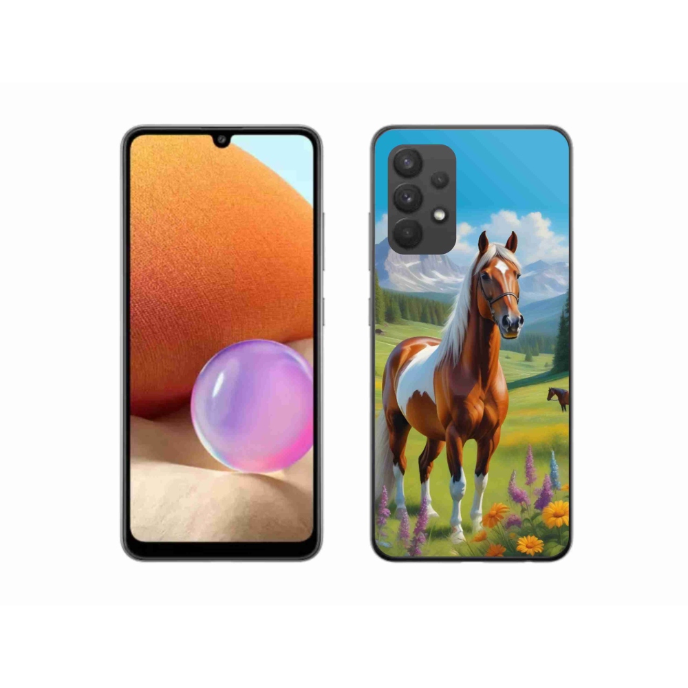 Zselés borítás mmCase Samsung Galaxy A32 4G - ló a réten