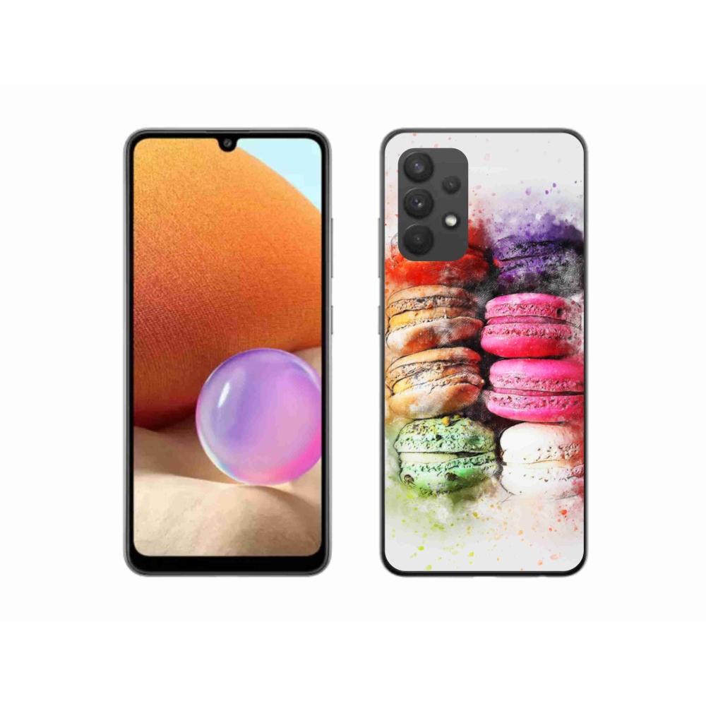 Zselés borítás mmCase Samsung Galaxy A32 4G - makarónikhoz